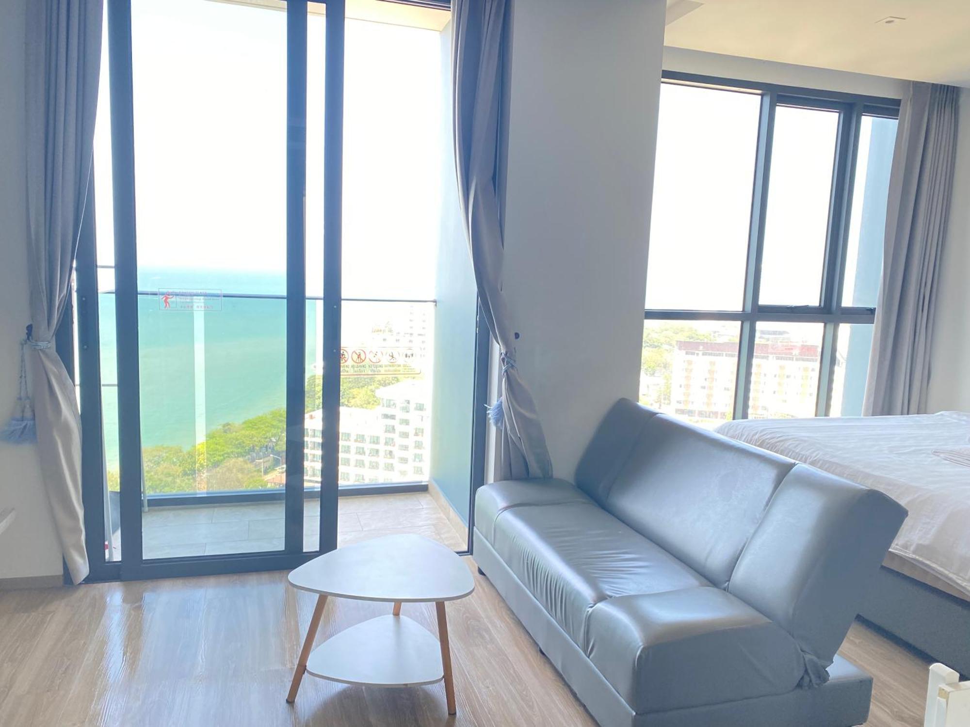 Andromeda Seaview Condo Near Beach باتايا الغرفة الصورة